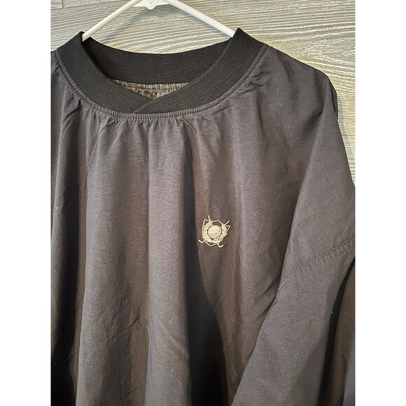 Vintage Roche‎ Windbreaker Jacket Coat Golf Pullover XL Embroidered Reversible - Picture 5 of 9